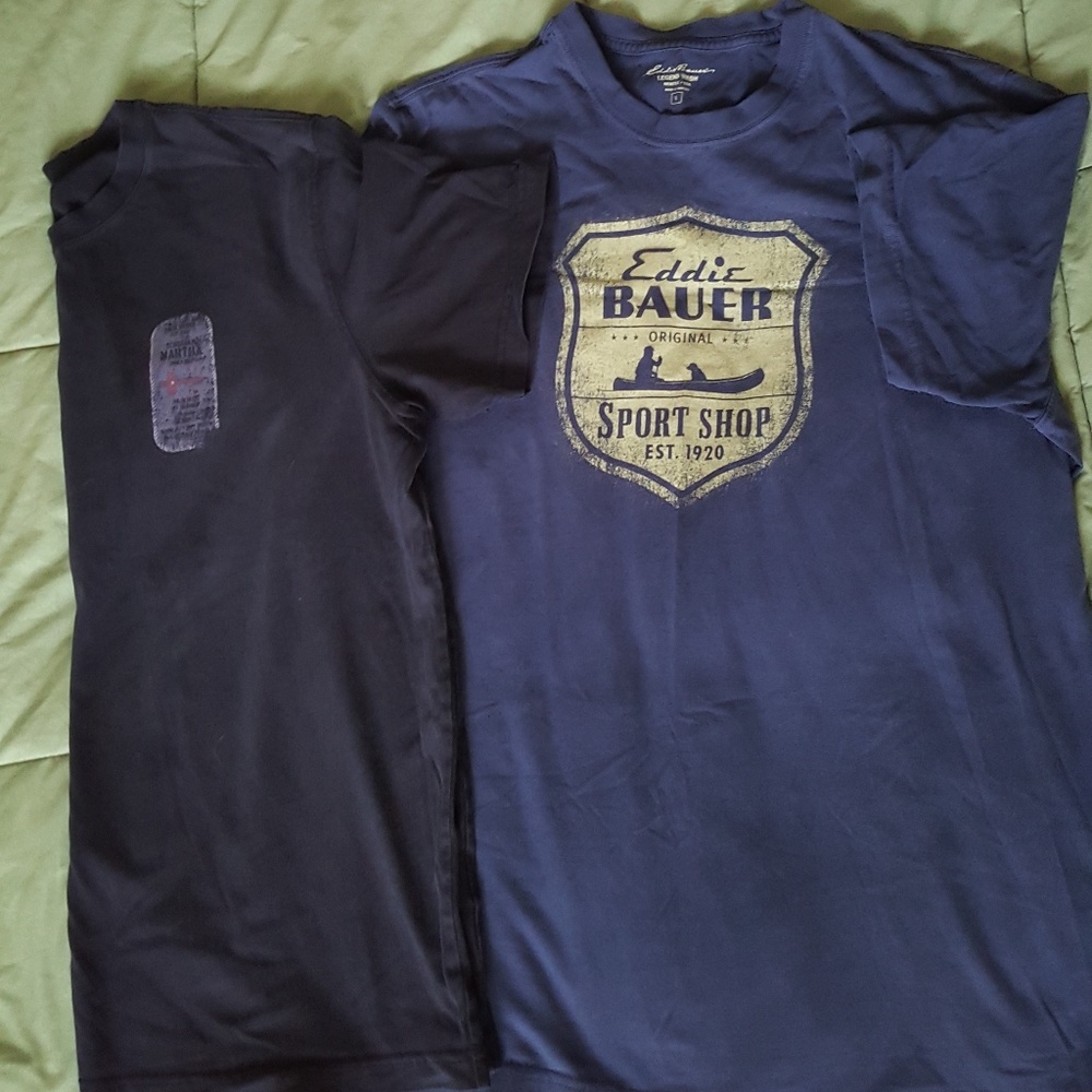 2 Eddie Bauer short sleeve shirts